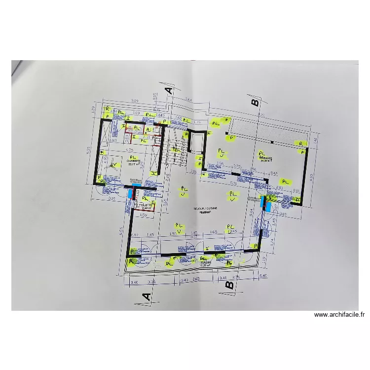 Omarjee DUran R+1. Plan de 