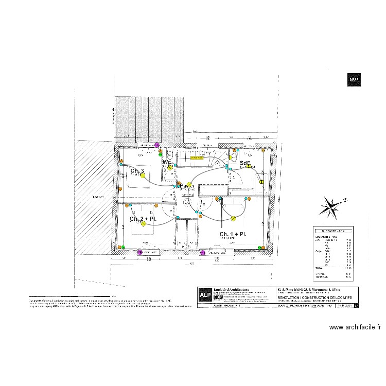 MAHJOUB 36 ELEC ETAGE. Plan de 0 pièce et 0 m2