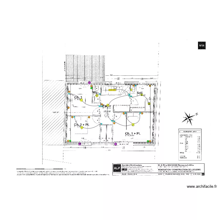 MAHJOUB 36 ELEC ETAGE. Plan de MAHJOUB 36 ELEC ETAGE. Plan de