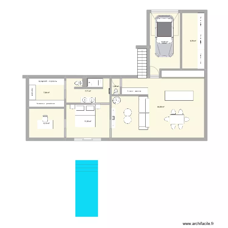 construction. Plan de 