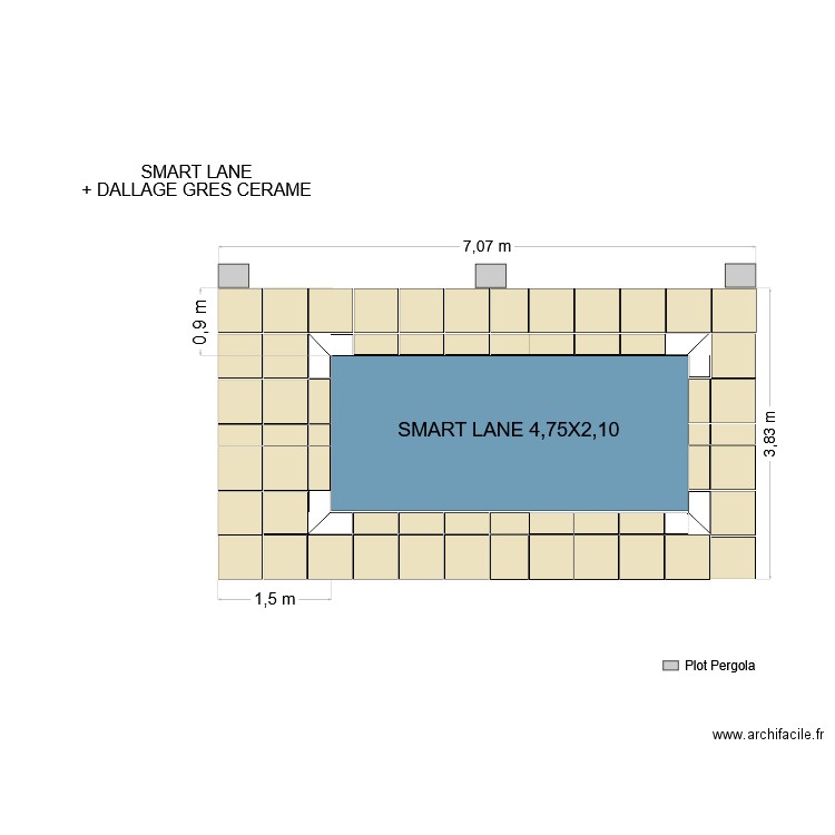 SMART LANE + GRES CERAME. Plan de 0 pièce et 0 m2