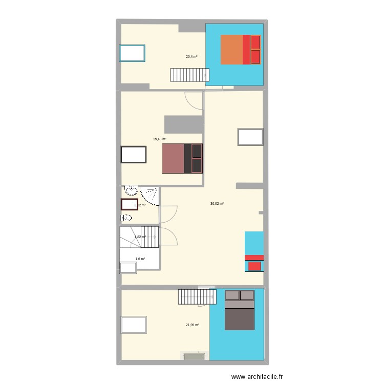 Vergies haut 3 ch. Plan de 0 pièce et 0 m2