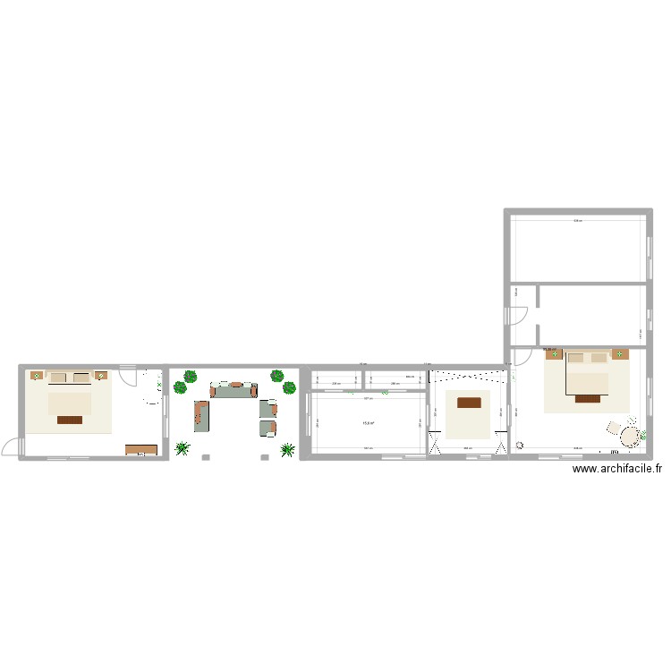 La Rémondière - Master 8. Plan de 2 pièces et 106 m2