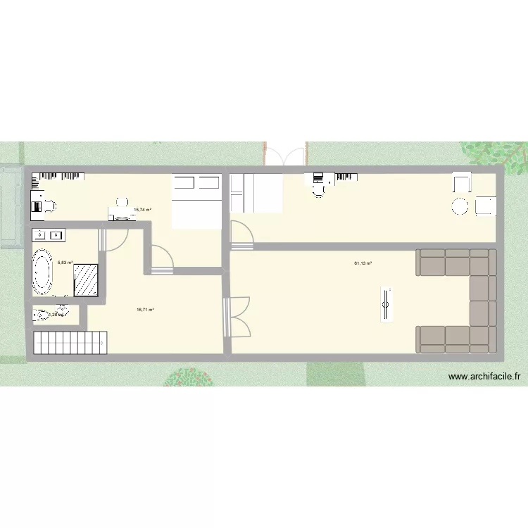 roxane260415. Plan de 8  et 176 m²