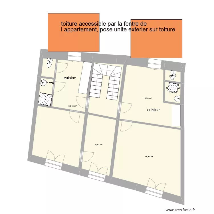 3 eme aniane. Plan de 