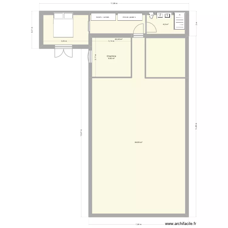 extension. Plan de 4 et 125 m² extension. Plan de 4 et 125 m²