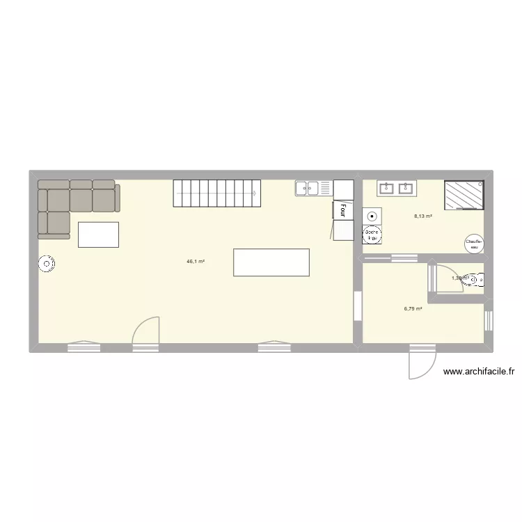 plan. Plan de 4 Pièces et 62 m² plan. Plan de 4 Pièces et 62 m²