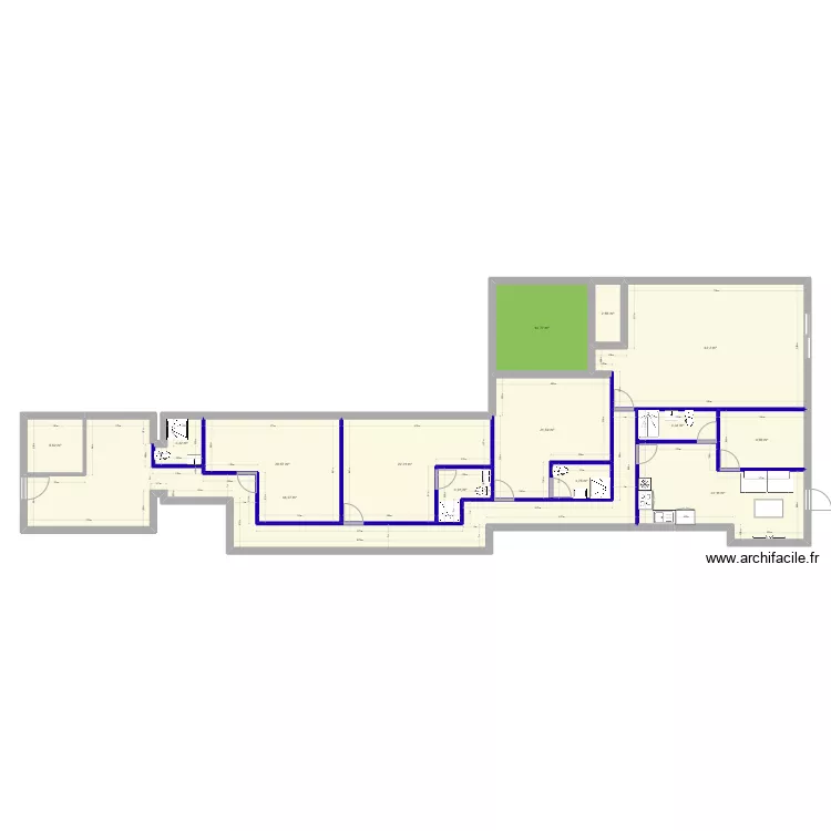 40 av de reims. Plan de 