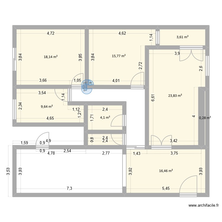 plan 2. Plan de 0 pièce et 0 m2