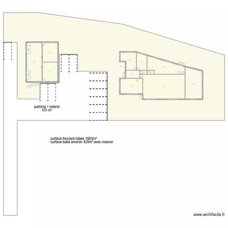 29 fenouillet avant travaux vfinale. Plan de 