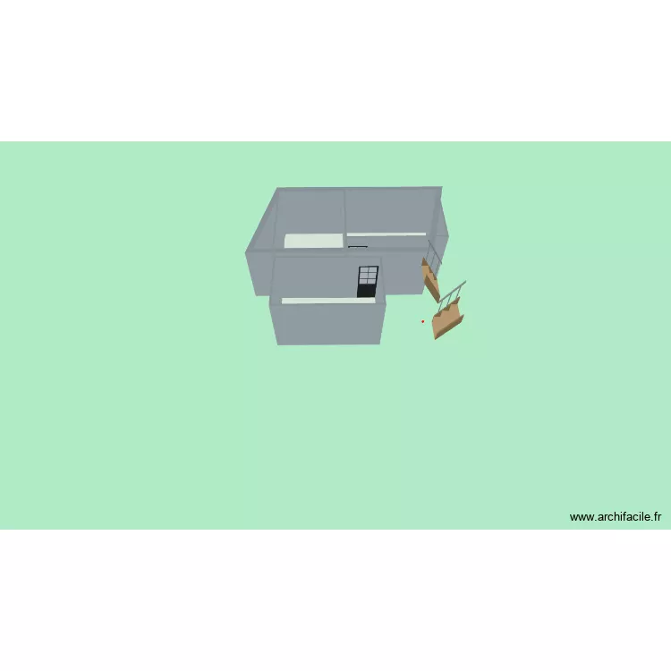 MAISON V. Plan de 12  et 152 m²