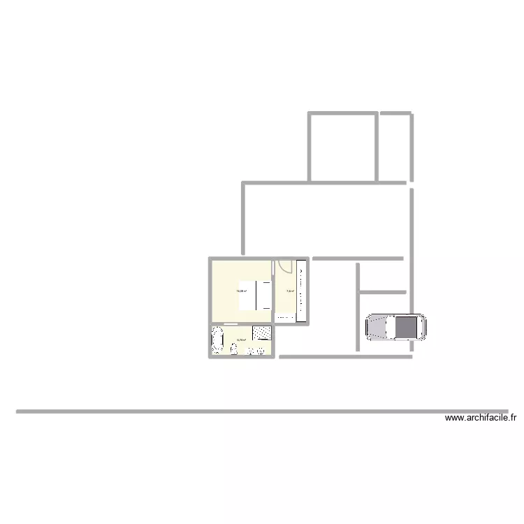 P10. Plan de 3 et 28 m² P10. Plan de 3 et 28 m²