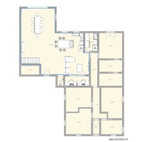Plan maison pièce de vie