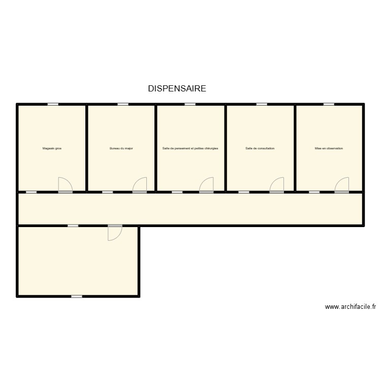 circuit lumiere DISPENSAIRE Manoukpon. Plan de 0 pièce et 0 m2