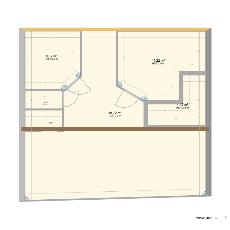 maison cv. Plan de 6 pièces et 92 m2