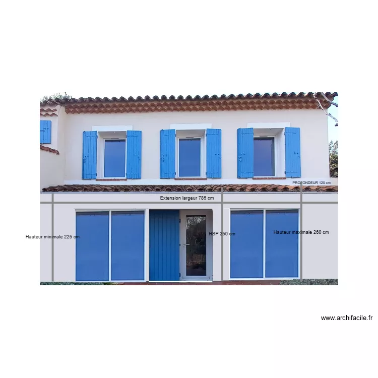 Facade. Plan de 
