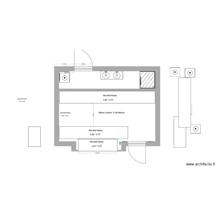 LOCAL93 LIBERATION AMÉNAGEMENT 5. Plan de 0 pièce et 0 m2