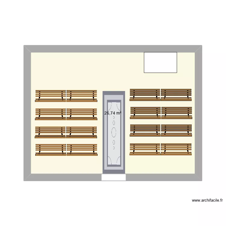 peufilloux. Plan de 1  et 27 m²