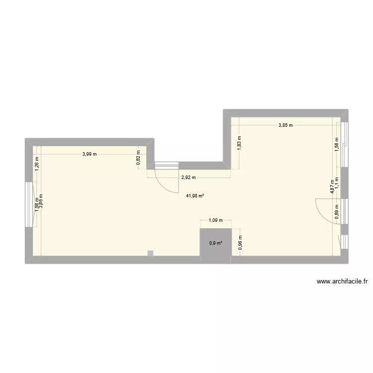 R&eacute;novation RDJ BAILE. Plan de 
