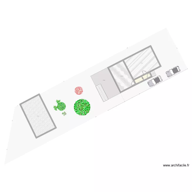 Sucy Plan Masse. Plan de 4 et 106 m² Sucy Plan Masse. Plan de 4 et 106 m²