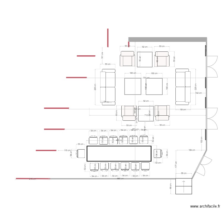 Terrasse Mer Mas de Gassin Version 2. Plan de 0 pièce et 0 m2
