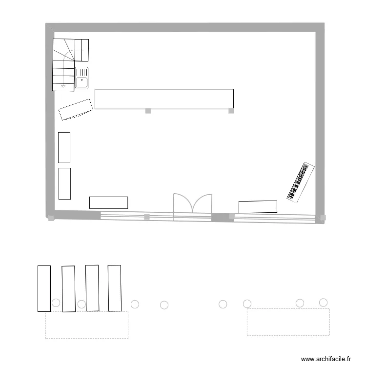 .atelier floral. Plan de 