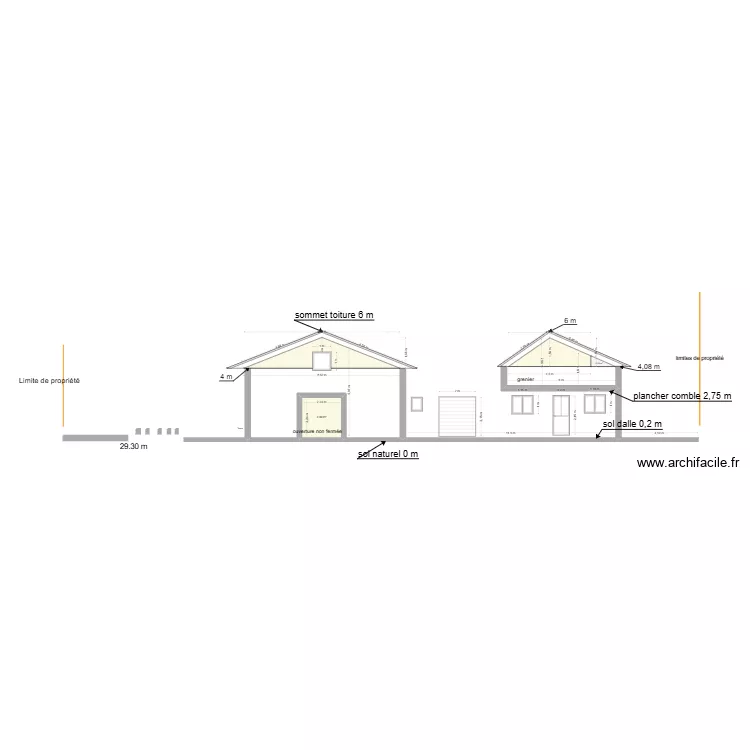craintilleux 2. Plan de 1 pièce et 5 m²