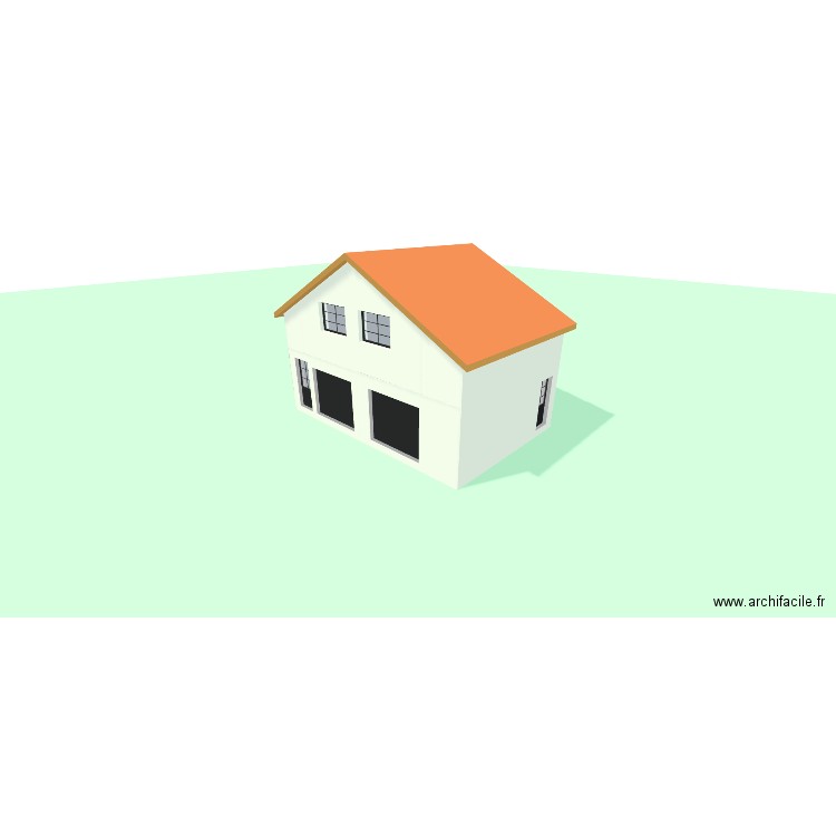 RNB&b. Plan de 9 pièces et 85 m2