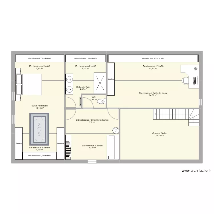 etage. Plan de 11 et 110 m² etage. Plan de 11 et 110 m²