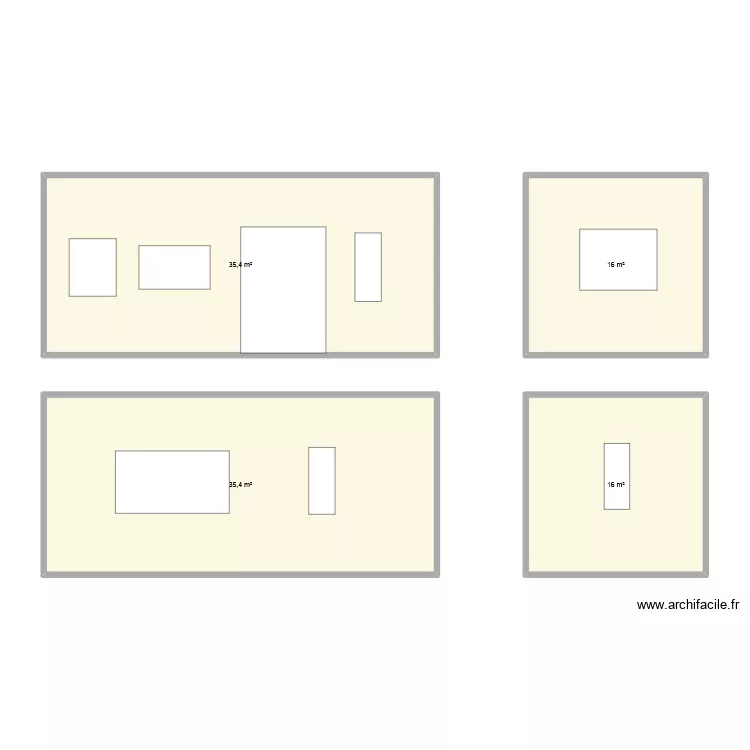 Julien. Plan de 4  et 103 m²