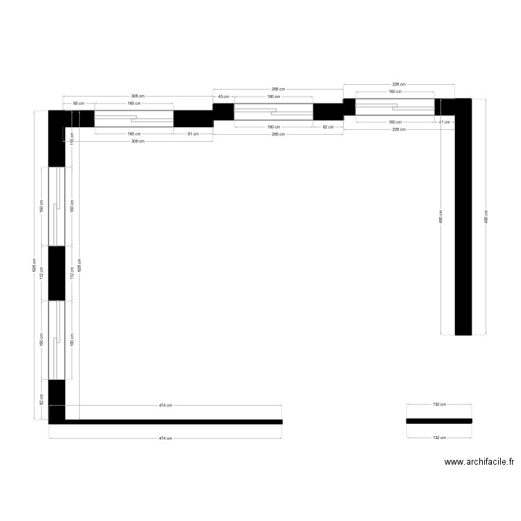 Sallon. Plan de 0 pièce et 0 m2