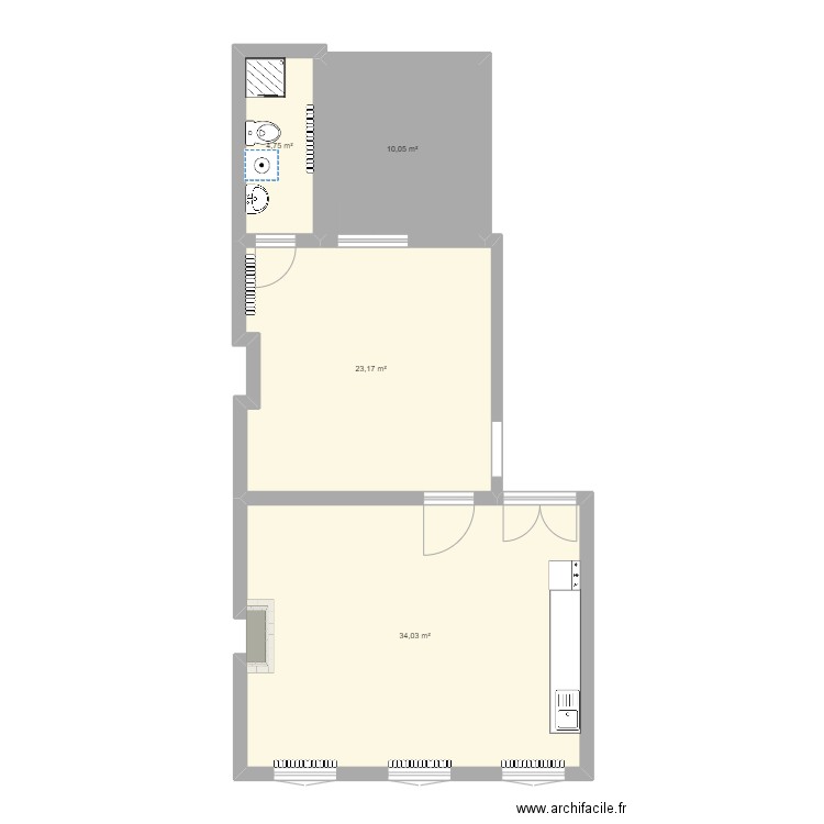 RGB 1er étage. Plan de 0 pièce et 0 m2