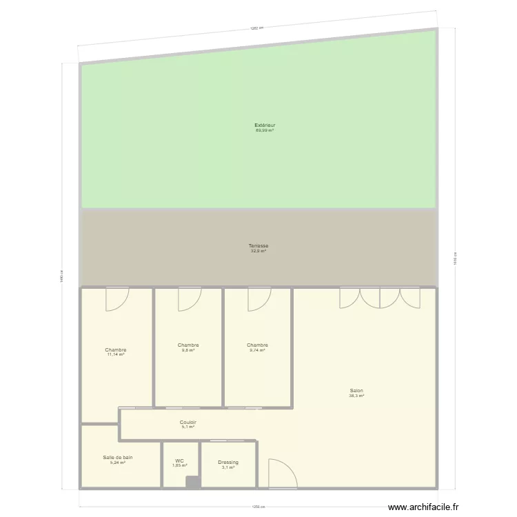POULIN. Plan de 
