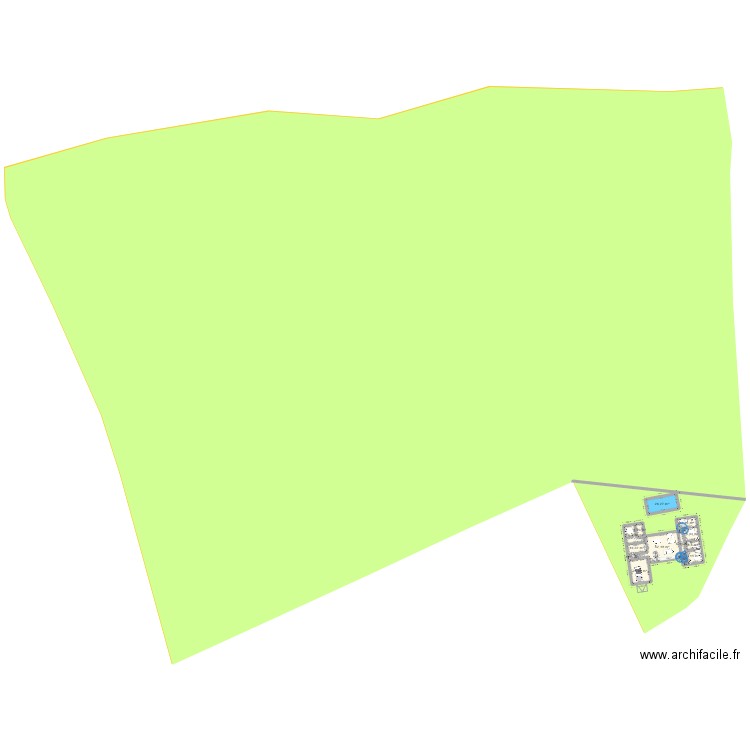 chloe. Plan de 13 pièces et 182 m2