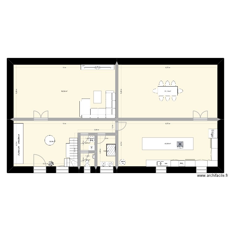 Ma Maison. Plan de 7 pièces et 190 m2