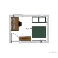 plan 1 de la chambre de m