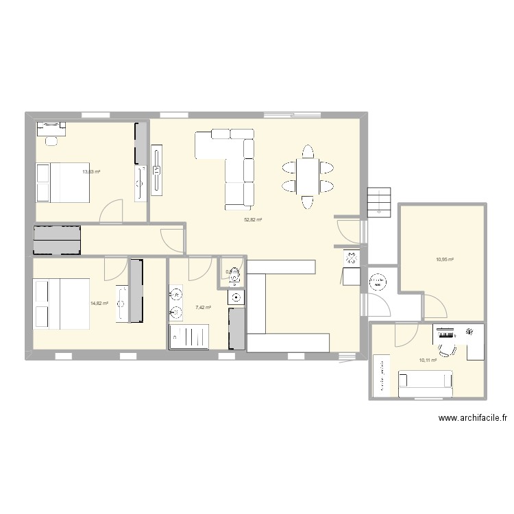 sario 2. Plan de 0 pièce et 0 m2