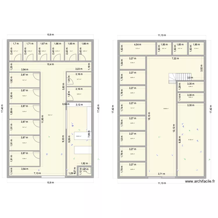 entrepot2. Plan de 33 et 336 m² entrepot2. Plan de 33 et 336 m²