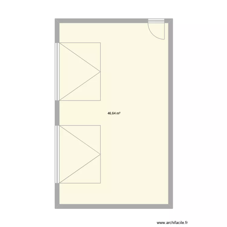 garage. Plan de 1 et 47 m² garage. Plan de 1 et 47 m²