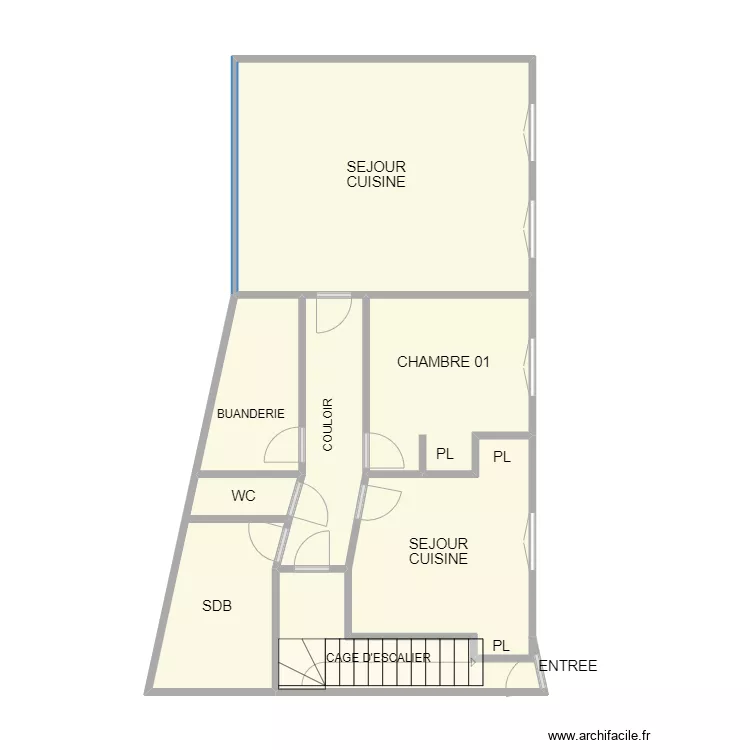 APPARTEMENT 5 AIMARGUES. Plan de APPARTEMENT 5 AIMARGUES. Plan de
