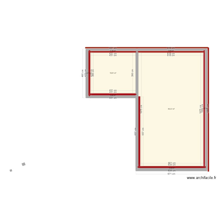 depot 1. Plan de 0 pièce et 0 m2