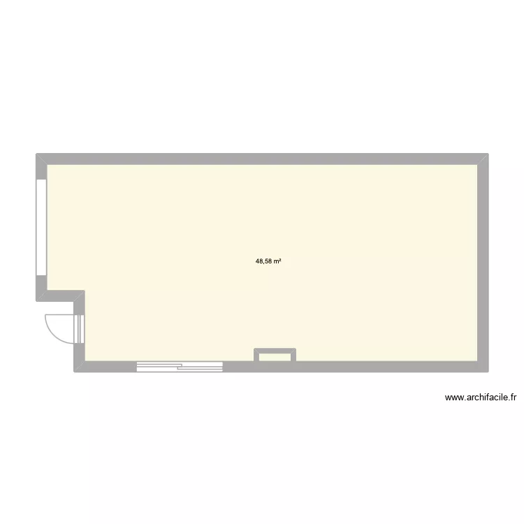 Terasse. Plan de 1 et 49 m² Terasse. Plan de 1 et 49 m²