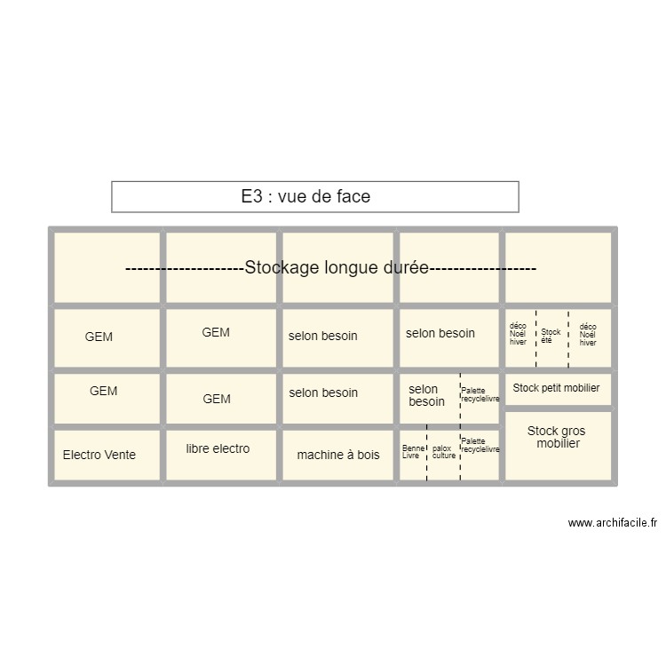 etagére3. Plan de 0 pièce et 0 m2