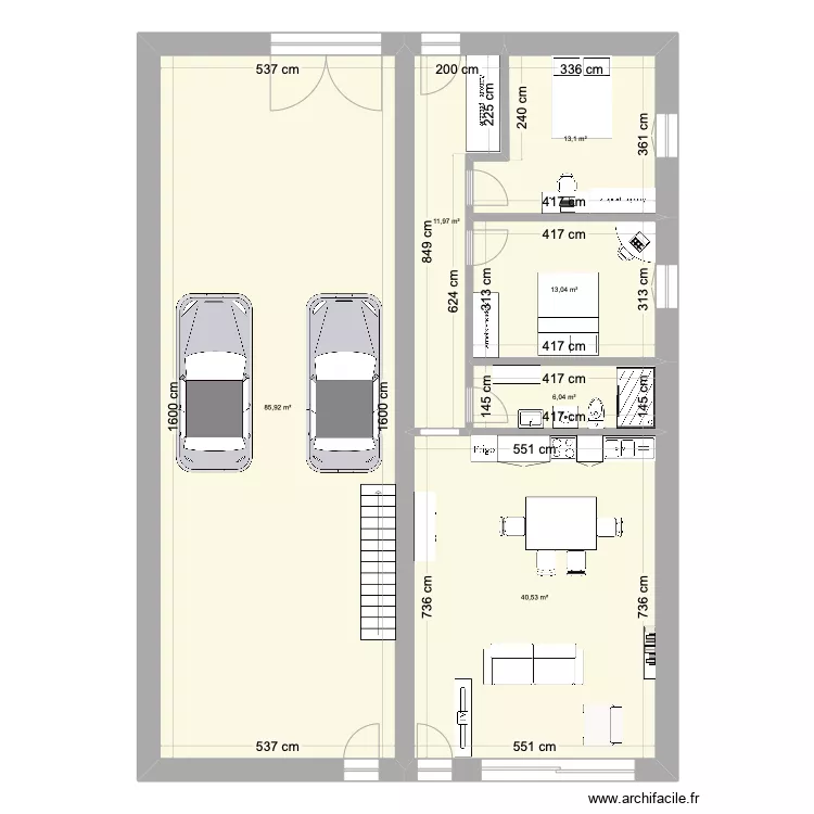 Grange Villars. Plan de Grange Villars. Plan de
