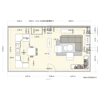 aménagement studio50m2