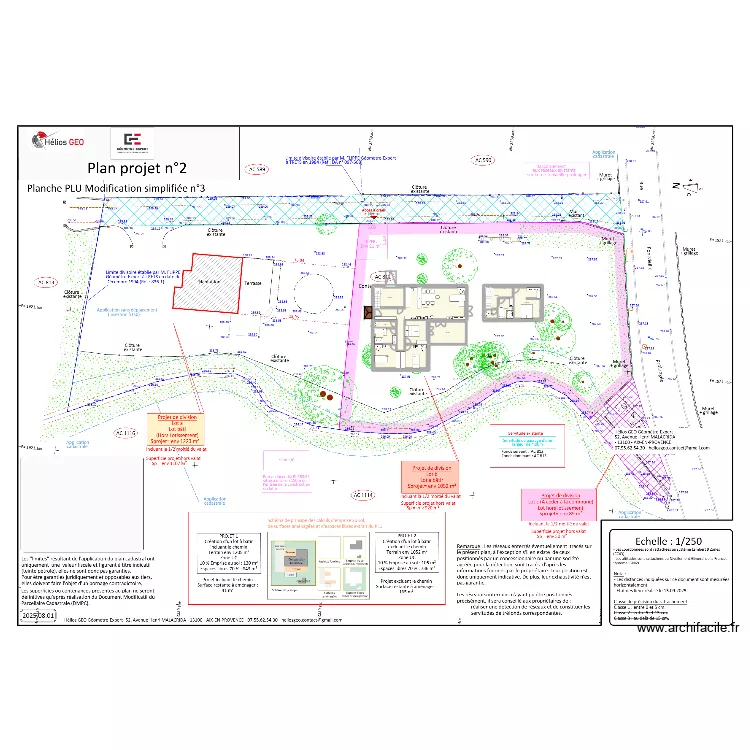 DEF ENTREE NORD cadastre. Plan de 12  et 158 m²