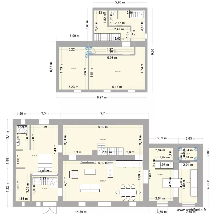 cagnac. Plan de 11 pièces et 198 m² cagnac. Plan de 11 pièces et 198 m²