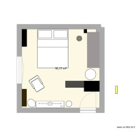 plan Chambre 4M par 4,05M