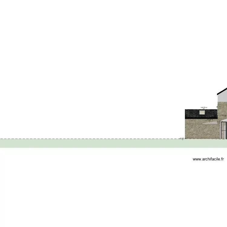 Projet maison seule rue soleil levant. Plan de 18 Pièces et 288 m²