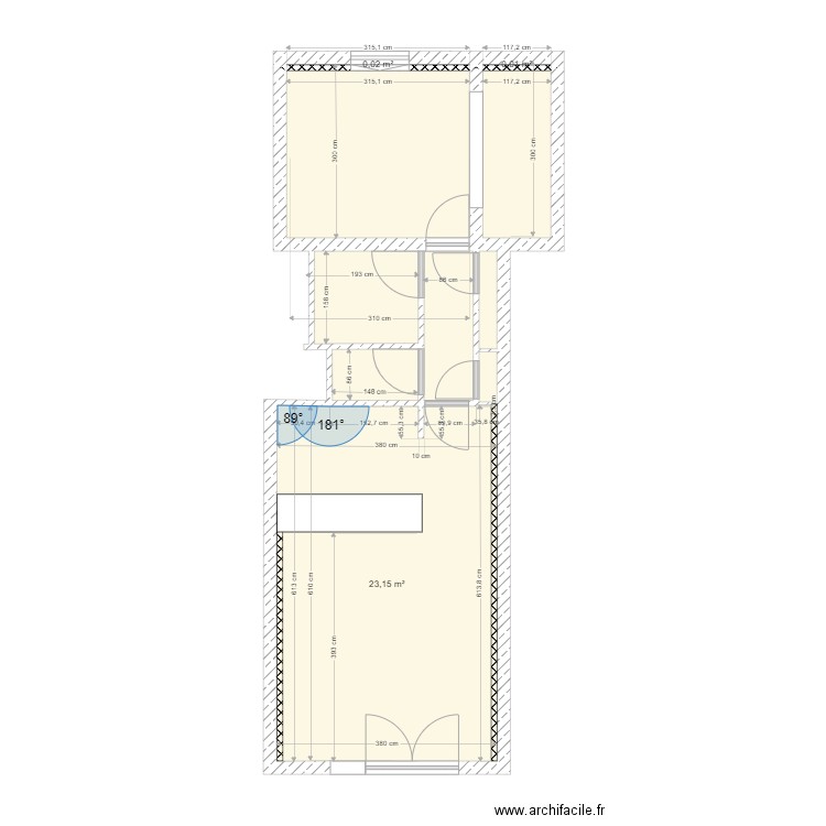 alexandre vierge. Plan de 10 pièces et 43 m2